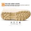 Modische Hochleistungs-Taktische Stiefel für Herren Schwarz Wasserdicht Outdoor Wanderschuhe Rutschfest Militärstiefel