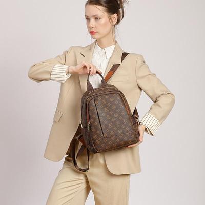 MK Retro Květinový Ležérní Batoh - Originální Design pro Ženy, Cestovní Taška s Velkou Kapacitou
