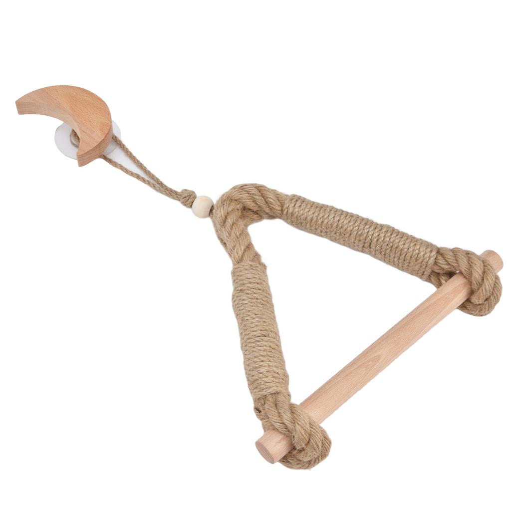 Hemp Rope Paper Towel Holder Bohemian Style Rope Toilet Paper Rack Bathroom Decoration