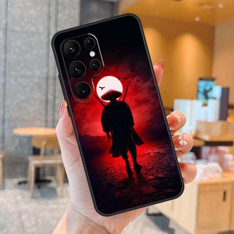Anime Japanese Samurai Phone Case For Samsung Galaxy S25 S24 S23 S22 S20 S21 Ultra S9 S10 Plus S25 FE Back Cover