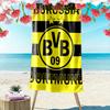 Dortmund Glory: Yellow Black Spirit beach towel Outdoor camping Portable for travel seaside swim Absorbent bath towel beach Outdoor picnic beach mat