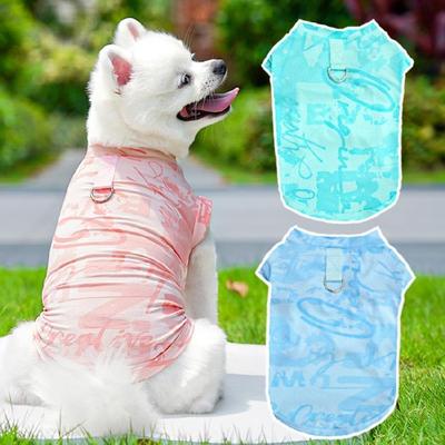 Atmungsaktive Netz-Hundeweste Sonnenschutz Schnelltrocknendes Gewebe Einfaches Anlege-Design Für Haustiere Bei Heißem Klima