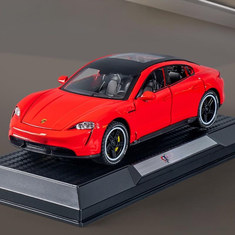 Porsche Car Model Toy With Lighting And Engine Sound Effects For Kids Gift Playroom Decor