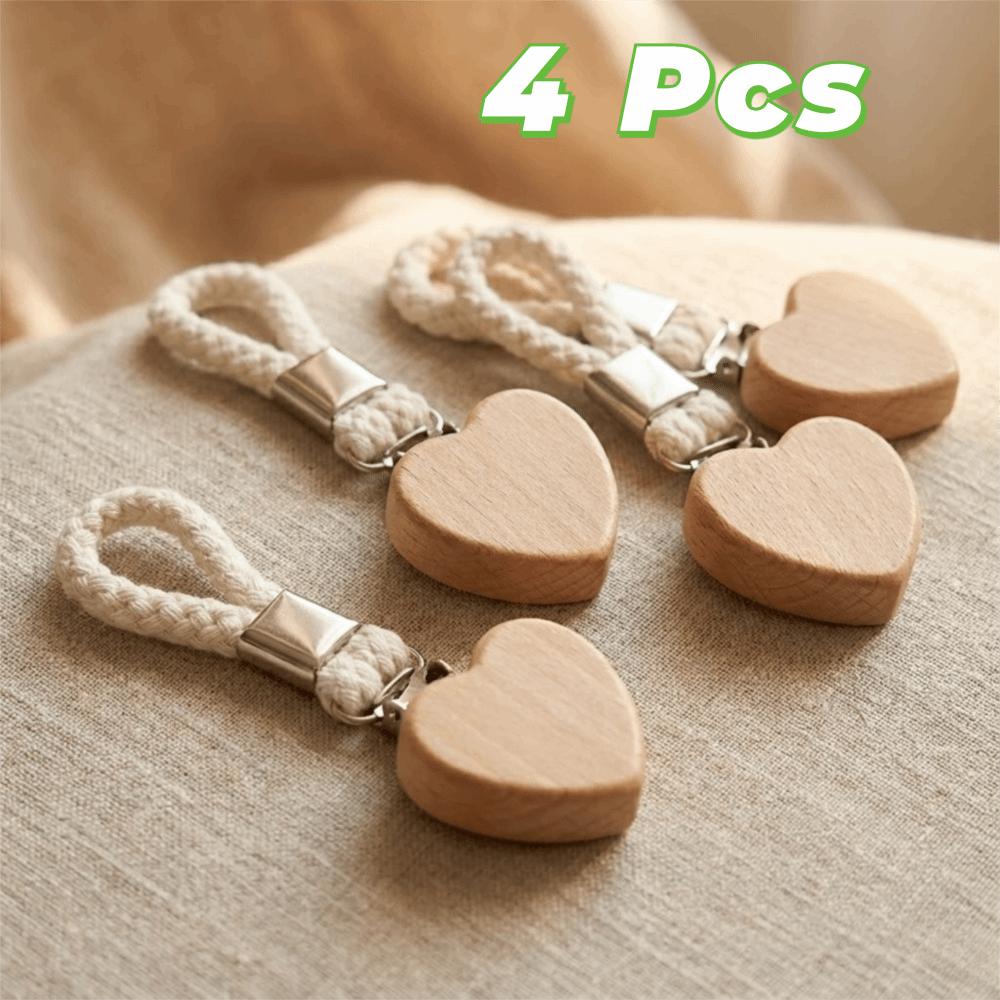 4PCS Metal Clamp Towel Clamp Woven Rope Clothes Hanger Portable Hand Towel Hook  Socks