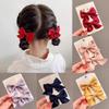 Korean Style Sweet Bow Hair Clips for Little Girls - Pair