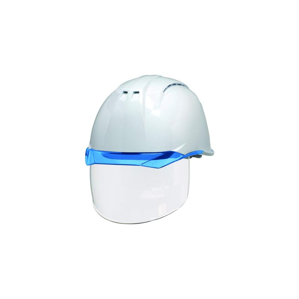 DIC AA11EVO-CSW Clear Visor Helmet with Shield White Blue