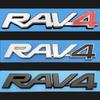 RAV4 Emblem Car Trunk Suitcase Sticker RAV4 Car Logo Is Suitable for RAV4 Car Decoration Refit Parts Accessory 3D ABS