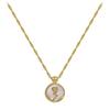 French Retro White Mother-of-Pearl Rose Necklace for Women - High-End Summer Luxury Design Clavicle Accessory