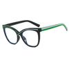 Fashion Cat Eye Men Women Glasses Frame Plastic Blue Light Blocking Spectacle Eyeglass Frame Female Unisex Computer Eyewear