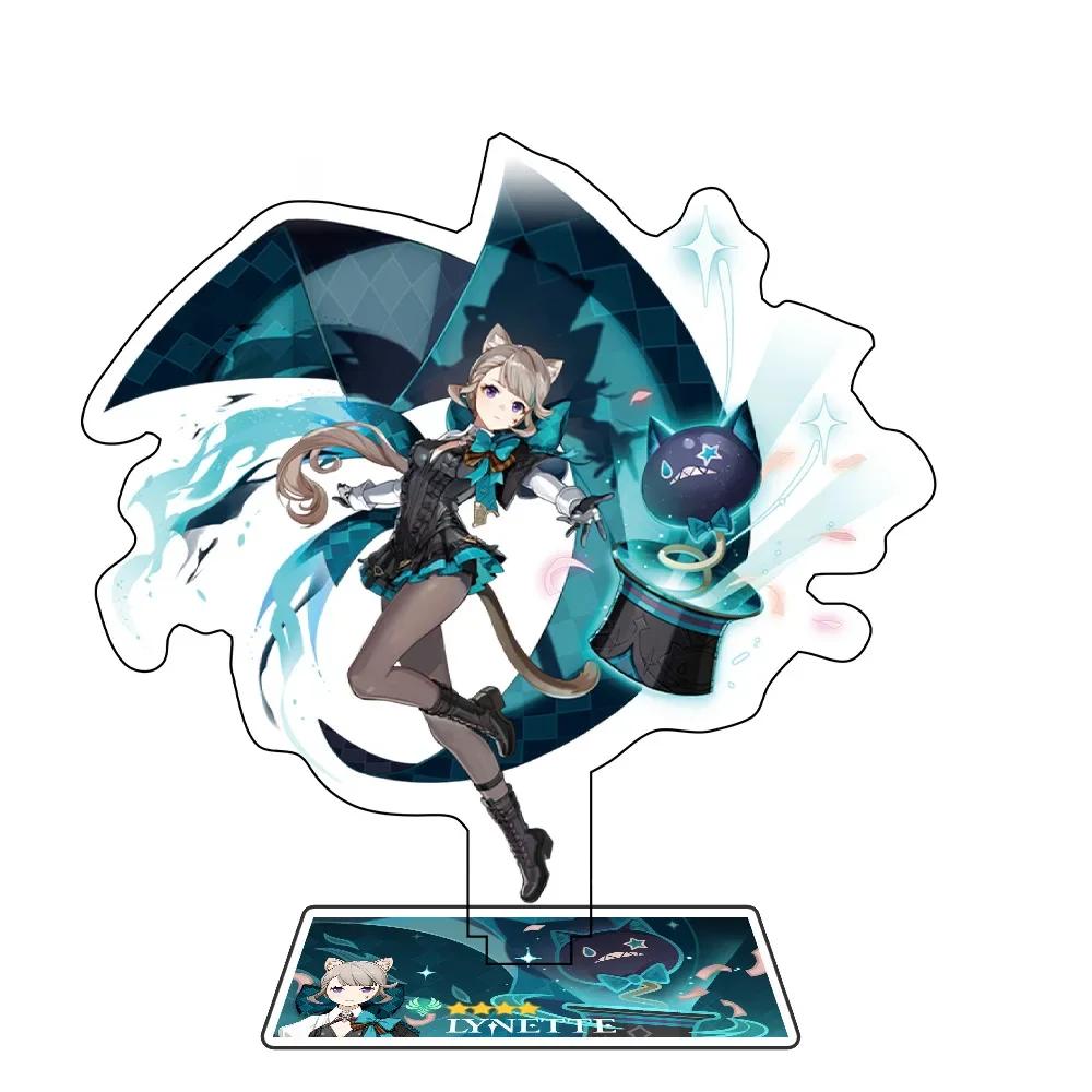 Anime Figure Impact Wanderer Nahida Cyno Yelan Acrylic Stand Model Plate Desk Decor Standing Sign Fans Gift