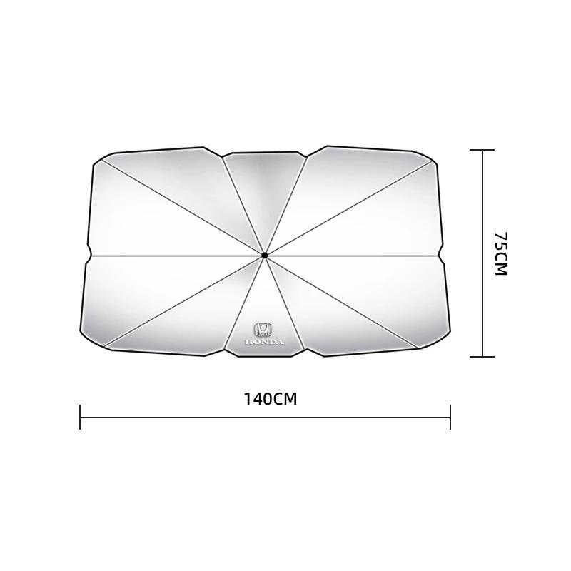 AAADK1 Car Sunshade Umbrella Windshield Visor UV Protection Shield For Honda Civic FIT Accord Prelude CRV 5th City CRZ CRX Jazz HRV