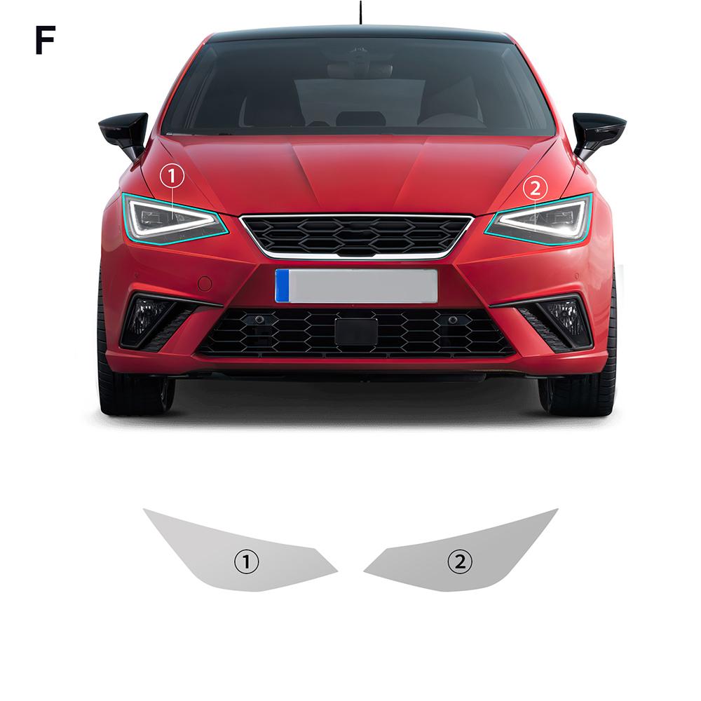 

Pre-cut PPF For Seat Cupra Ibiza 2018-2024 Headlight Rearview TPU Protection Film Clear Bra Anti-Scratch Resistant Invisible Kit Clear Film