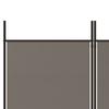 Vidaxl Parawan 6-Panelowy, Antracytowy, 300X200 Cm, Tkanina