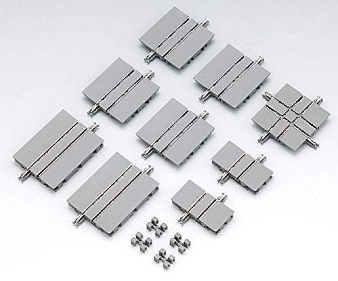 TOMIX N Gauge Wide Tram Crossing Rail F with Auxiliary Rail 1799 Railway Model Supplies X37-90-WT