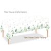 Eucalyptus Leaf Sage Party Set: Disposable Plates, Tablecloth, Napkins for Decorations & Supplies