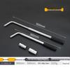 Telescopic Anti-Slip Tire Wrench: Portable Labor-Saving Tool for Easy Tire Changes
