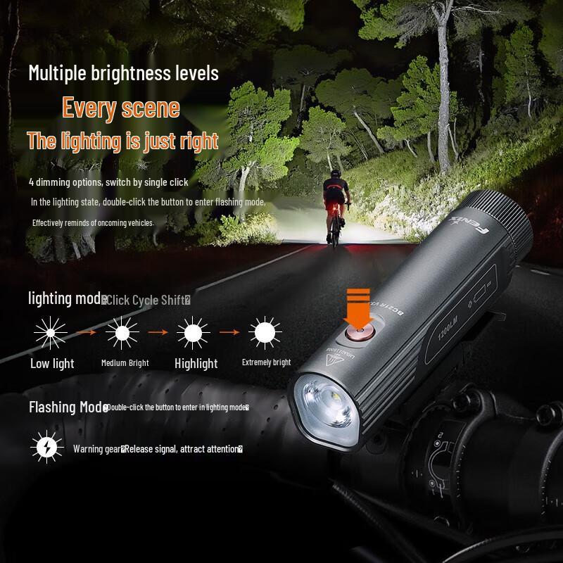 Перезаряжаемый велосипедный фонарь Fenix BC21R V3.0