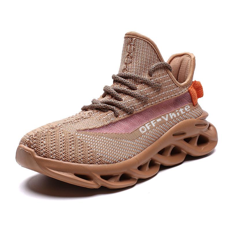 2025 Summer Large Size Internet Celebrity Tide Shoes Men's Casual Korean Version of Blade Coconut Shoes Sports Student Men's Mesh Shoes