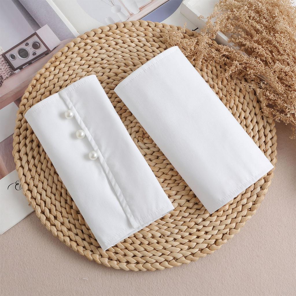 Vielseitiges Handgelenkbündchen Ärmelbündchen Set Abnehmbare Ärmel für Pullover Damen Falsches Armband Zubehör