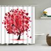3D Tree Scenery Shower Curtains Bathroom Curtains High Quality Waterproof Polyester Bath Curtain with 12 Hooks for Home Decor