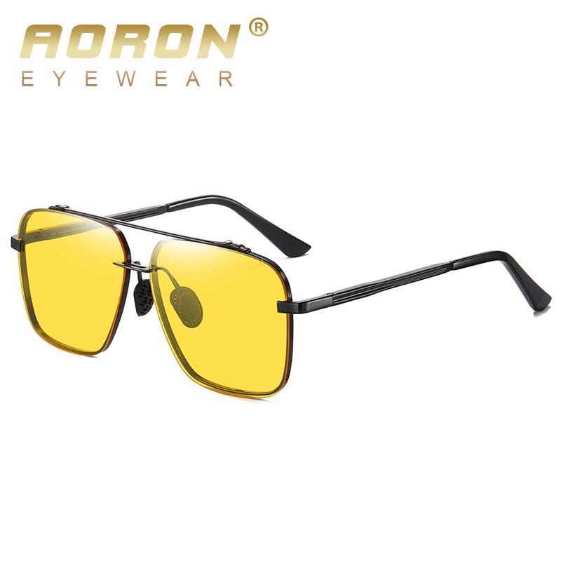 aoron More Than 100 Colors Polarized Sunglasses for Men Women Fashion Design Metal Frame Outdoor UV400 Anti Glare Driving Glasses