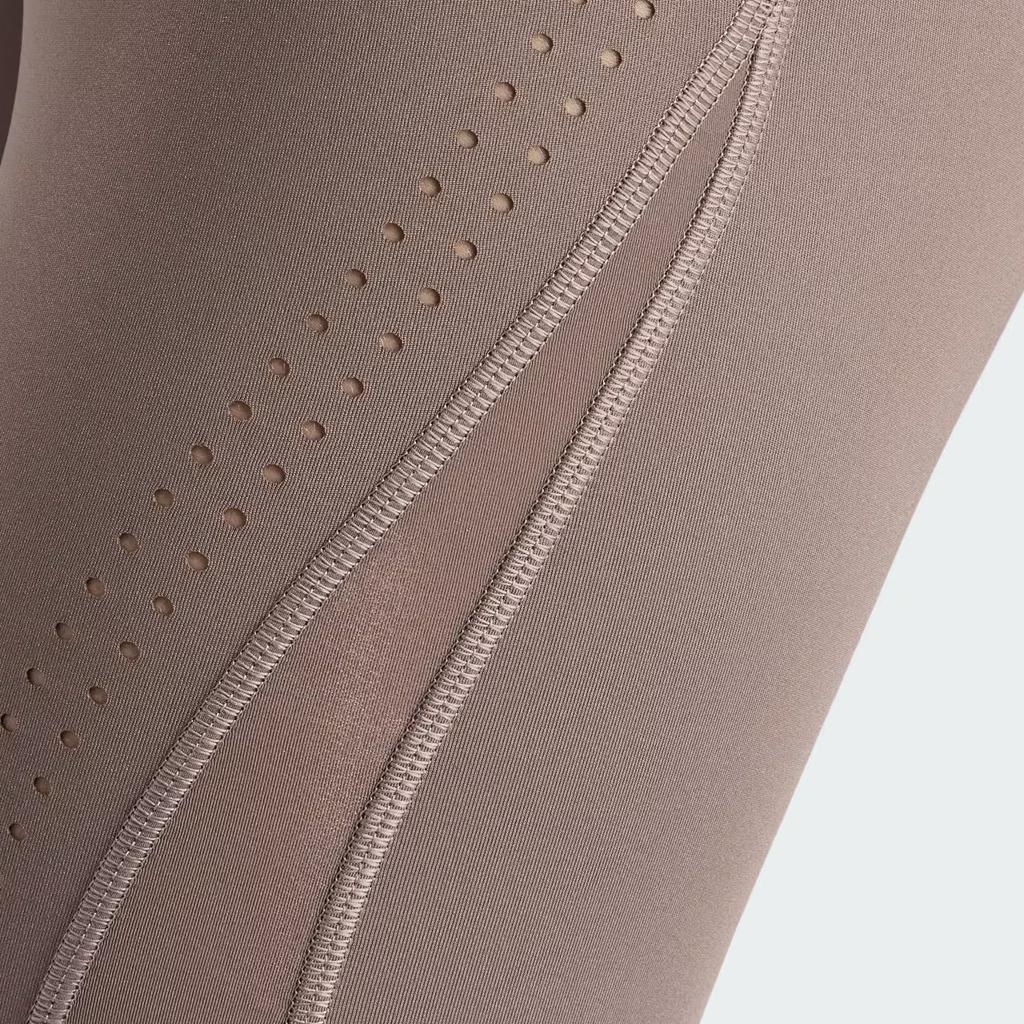 adidas X Stella McCartney TruePurpose Optime Leggings Women Bottoms Brown Gray IR9644