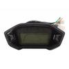 Universal Motorrad Hintergrundbeleuchtung LCD Digital 13000 U/min Tachometer Meter Kilometerzähler