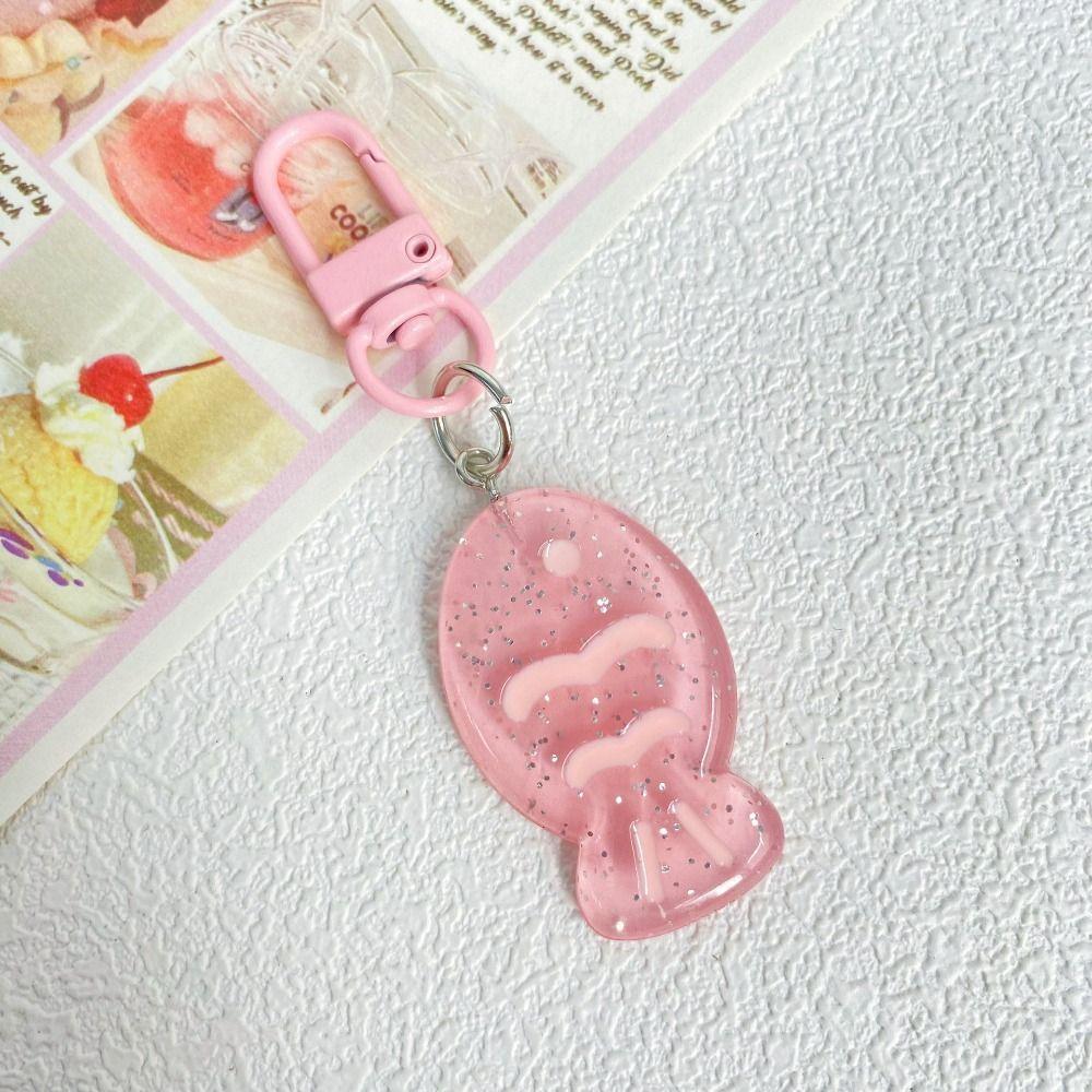Resin Colorful Little Fish Keychain Korean Style Cute Bag Pendant Backpack Decor