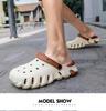 Unisex Summer Thick Sole Closed Toe Sandals - Soft Bottom Clog Beach Shoes