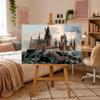 Obraz Do Malowania Po Numerach Z Ramą Widok Na Hogwart Harry Potter 70X50Cm