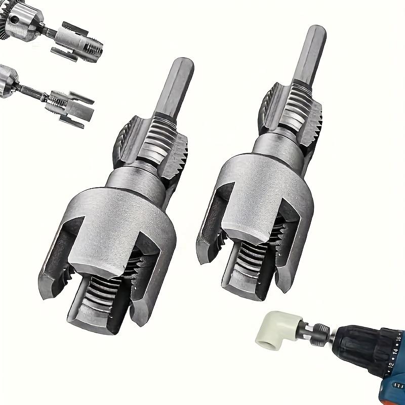 [Rohrlocheisen-Satz] 3-teiliger integrierter Rohrlocheisen-Satz - Hocheffizientes Gewindeschneidwerkzeug, PPR-Rohrreparaturset für die Größen 1/2"-DN15 & 3/4"-DN20