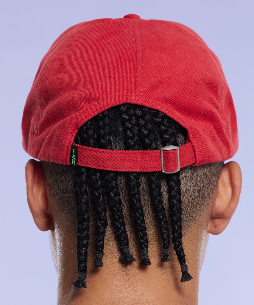 CREAM SODA LAB Quarter Ball Cap Red White