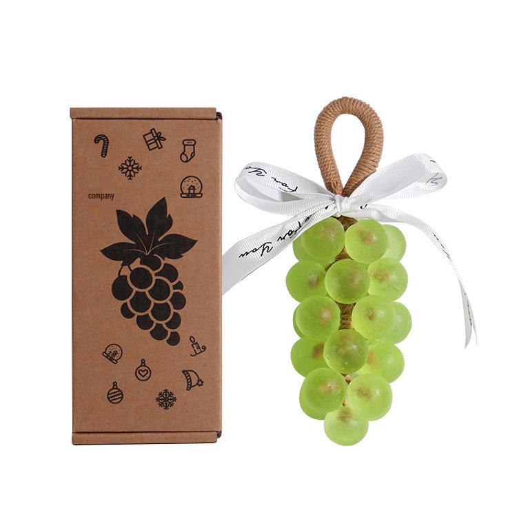 Мыло-кристалл ручной работы  Виноградная гроздь  - Форма и аромат грозди винограда, В подарочной упаковке 25 Pieces