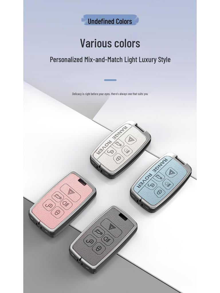 Land Rover Schlüsseltasche: Passend für neuen Range Rover Sport, neuen Defender, Discovery 5 - Schutzhülle für Autoschlüssel für Männer & Frauen