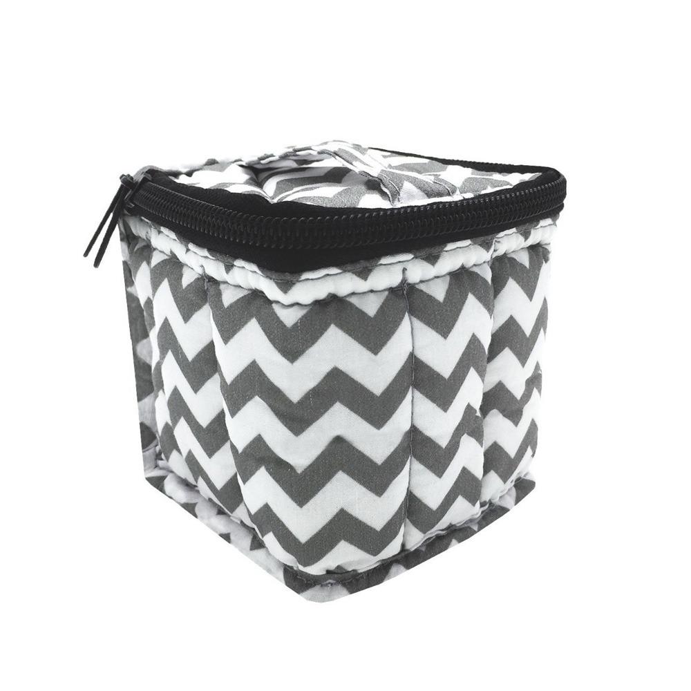 Shockproof Essential Oil Storage Bag 15ML Capacity Nail Polish Storage Bag  For Home серый