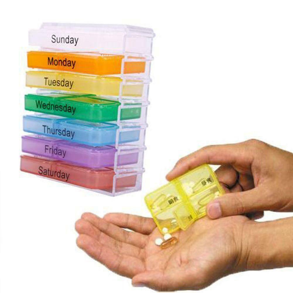 Pillendose Spender Halter Medikamentenaufbewahrung Organizer Pillendose