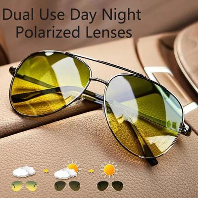 Mode Metall Sonnenbrille Herren Outdoor Angeln Sonnenschutz Sonnenschutz Sonnenbrille nicht polarisierte Brille