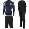 Men's Long Sleeve Quick-Dry Wetsuit - Sun Protection, Jellyfish Shield, for Surfing, Swimming, Snorkeling