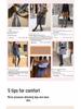 Women's Gray Polka Dot Fleece-Lined Leggings - Autumn/Winter Slimming Vertical Stripe Thickened Pantyhose