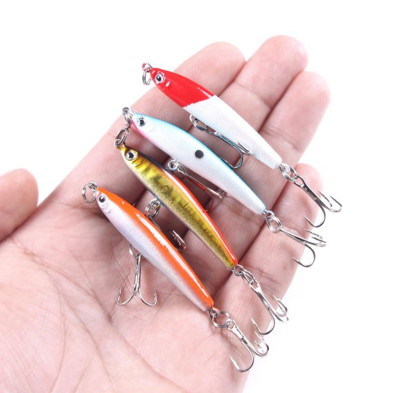 Long Casting Sinking Pencil Lure10No. Hook Micro Object6CM3.4GLure for Bass with Curved Mouth, Suitable for Wild Fishing In Fres