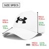 UNDER ARMOUR UA Blitzing Men's Adjustable Cap Hat Lightweight Stretch Baseball Cap with HeatGear Sweatband Size L Black White