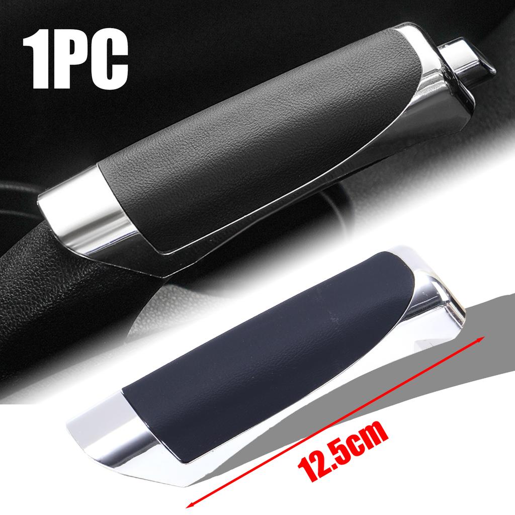Universal Leather PU Car Decoration Anti-slip Handbrake Covers Auto Gear Shift Collars for Honda Toyota VW Hyundai Accessories