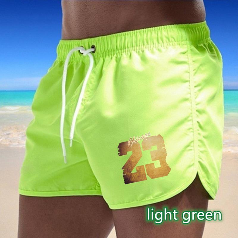 2025 Summer New Men's Quick-Drying Swim Trunks Sports Pants Swimwear Beach Shorts Jogging Shorts Digital Printing