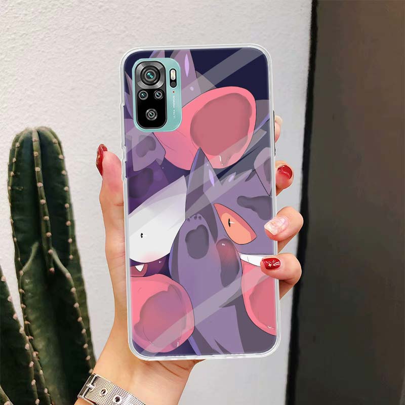 Pokemon Pikachu Anime pro Xiaomi Redmi Note 10S 10 11S 11 9S 9 8T 8 Pro Pouzdro na telefon 11T 5G 11E 9T 7 6 5 5A 4X Fundas Cover Coque