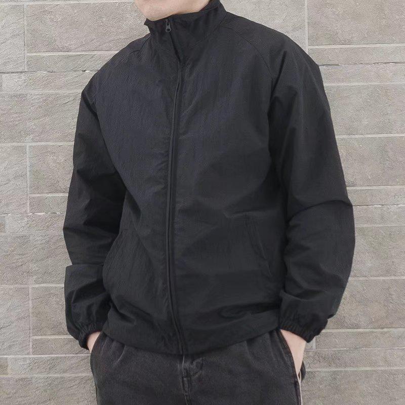 2023 Geacă de vânt la modă pentru bărbați: Jachetă largă retro de primăvară și toamnă, stil japonez-coreean