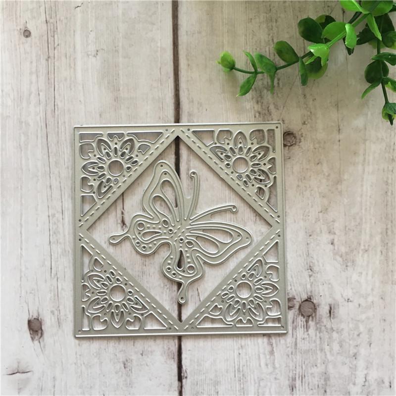 Butterfly Box Metalowe wykrojniki Szablony Die Cut dla DIY Scrapbooking Album Papier do wytłoczenia kart