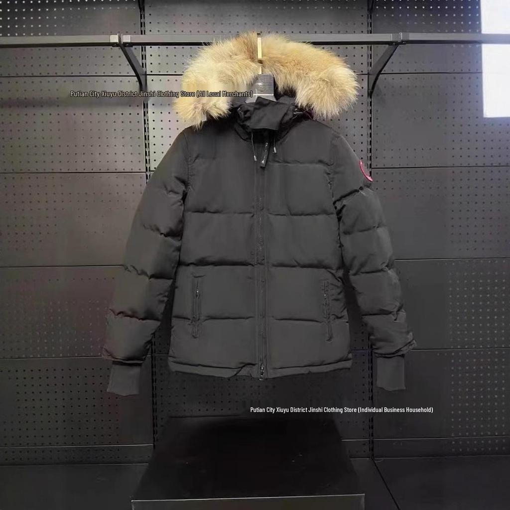 Women's Slim Fit Hooded Down Jacket - New Style Stand-Up Collar Fashion Trend Coat