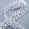 Water Soluble 1.5 Cm White Embroidered Polyester Lolita Polyester Lace, Curtain Underwear Clothing Accessories