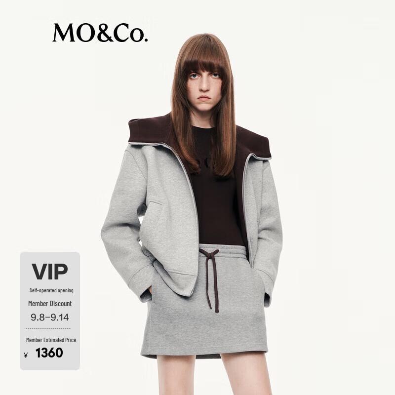 

MO&Co. Lightweight Warm Hooded Jacket M