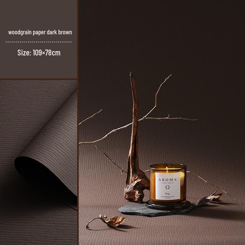 Maillard Retro Brown Photography Background Cloth - Advanced Still Life Scene Backdrop